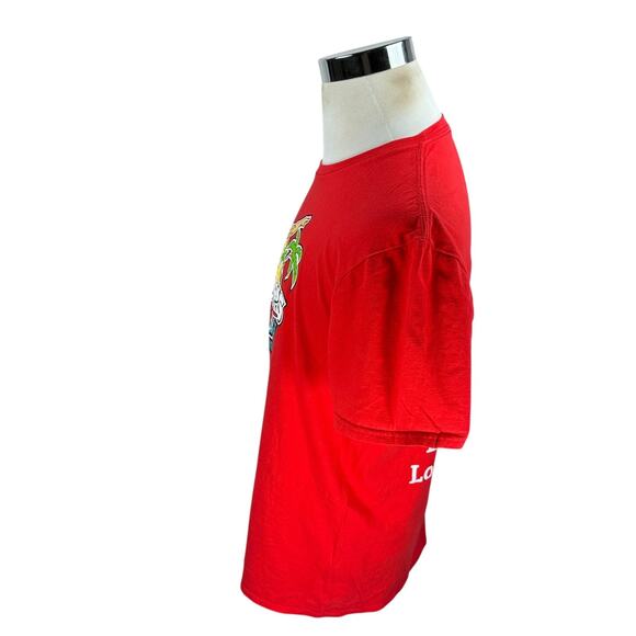 Hulk Hogan Bar Hogan’s Hangout T-Shirt Mens Medium Red Graphic Crew Short Sleeve - Picture 3 of 7